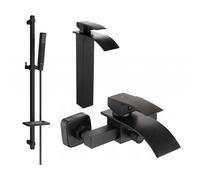 Mexen Aries DQ77 ensemble de bain, noir - 744813DQ77-70 5318 5907709183865