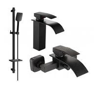 Mexen Aries Ensemble de bain DQ62, noir - 744803DQ62-70 5312 5907709183803