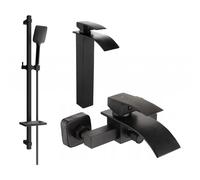 Mexen Aries Ensemble de bain DQ62, noir - 744813DQ62-70 5321 5907709183896