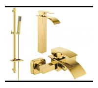 Mexen Aries Ensemble de bain DQ77, doré - 744813DQ77-50 5317 5907709183858