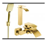 Mexen Aries Ensemble de bain R62, doré - 744813R62-50 5347 5907709186668