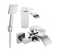 Mexen Aries R45 ensemble de bain, chromé - 744803R45-00 5340 5907709186590