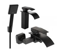 Mexen Aries R45 ensemble de bain, noir - 744803R45-70 5342 5907709186613