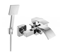 Mexen Aries R45 robinet de baignoire avec ensemble de douche, chrome - 74483R45-00 5331 5907709186507