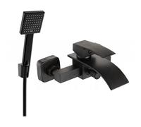 Mexen Aries R45 robinet de baignoire avec ensemble de douche, noir - 74483R45-70 5333 5907709186521