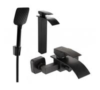 Mexen Aries R62 ensemble de bain, noir - 744813R62-70 5348 5907709186675