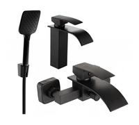 Mexen Aries R62 ensemble de bain, noir - 744803R62-70 5339 5907709186583