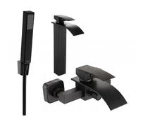 Mexen Aries R77 ensemble bain, noir - 744813R77-70 5345 5907709186644