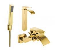 Mexen Aries R77 ensemble de baignoire, doré - 744813R77-50 5344 5907709186637
