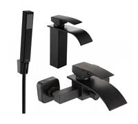 Mexen Aries R77 ensemble de bain, noir - 744803R77-70 5336 5907709186552