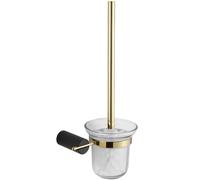 Mexen Aron brosse de toilette, noire/dorée - 7088150-57 5130 5907709172005