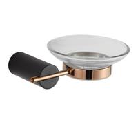 Mexen Aron porte-savon, noir/or rose - 7088139-67 5117 5907709171978