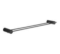 Mexen Aron porte-serviettes double, noir - 7088125-70 5097 5907709171749