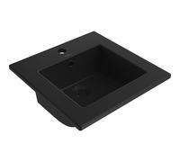 Mexen Atena lavabo encastré 41 x 41 cm, noir mat - 25014170 21933 5907709156401