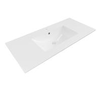 Mexen Atena lavabo encastré dans le plan 101 x 46 cm, blanc - 25011000 21936 5907709156432