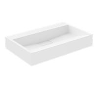 Mexen Ava lavabo de comptoir en conglomérat B/O 60 x 38 cm, blanc - 23016000 16419 5907709158528