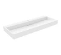 Mexen Ava lavabo sur plan en conglomérat 1/O 120 x 46 cm, blanc - 23011201 15965 5907709158757