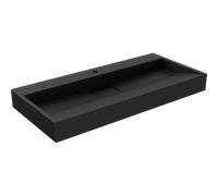 Mexen Ava Vasque à Poser en Conglomérat 1/O 100 x 46 cm, Noire - 23011071 16437 5907709158726