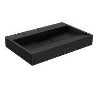 Mexen Ava vasque à poser en conglomérat B/O 70 x 46 cm, noir - 23017070 16456 5907709158580