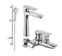 Mexen Axel DF40 ensemble de baignoire, chrome - 73813DF40-00 5368 5907709184091