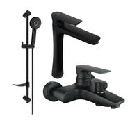 Mexen Axel DF40 ensemble de baignoire, noir - 73813DF40-70 5369 5907709184107