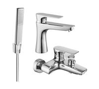 Axel R72 SET mitigeur bain et lavabo, chromé (73803R72-00)