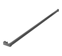 Mexen barre pour serviettes sur paroi de douche, gris métal brossé - 800-06-66 66610 5905315949820