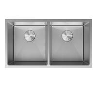 Mexen Binox évier en acier inoxydable à 2 bacs 800 x 450 mm, inox HC - 6421802000-01HC 78997 5905315982315