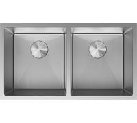 Mexen Binox évier inox à 2 bacs 800 x 450 mm, inox HC - 6421802000-01HC