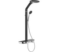 Mexen Bolt ensemble de douche en saillie avec pommeau et robinet, noir/chrome - 78108-71 52843 5905315927859