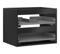 Mexen Box-A caisson de meuble sous-lavabo 60 cm, 2 tiroirs, noir mat - 91AX0-0600-470-2-71 56591 5905315943934