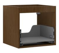 Mexen Box-A corps de meuble de salle de bains 50 cm, 1 tiroir, noyer - 91AX0-0500-470-1-86 56476 5905315466747