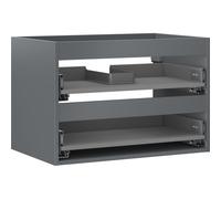 Mexen Box-A corps de meuble sous-lavabo 70 cm, 2 tiroirs, graphite mat - 91AX0-0700-470-2-66 56561 5905315942388