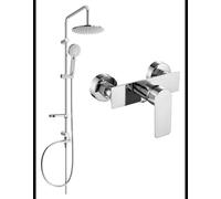 Mexen Carl ensemble de douche encastré avec douche de tête et robinet de douche Alexa, chromé - 71240240-00 6050 5907709181342
