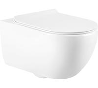 Mexen Carmen Cuvette de WC Rimless avec abattant Soft-Close-Slim, duroplast, blanc brillant - 3088L4000