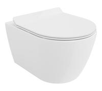Mexen Carmen cuvette WC Rimless Tornado avec abattant à descente lente slim, duroplast, blanc brillant - 30880100T 61519 5905315577641