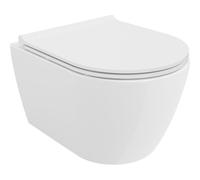Mexen Carmen cuvette WC Rimless Tornado avec abattant à descente progressive slim, duroplast, blanc brillant - 30880500T 61523 5905315577689