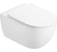 Mexen Carmen cuvette WC Rimless Tornado avec abattant slim à descente lente, duroplast, blanc brillant - 3088L4000T
