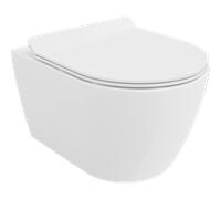 Mexen Carmen cuvette WC sans rebord avec abattant à descente progressive slim, duroplast, blanc brillant - 30880100 4413 5907709113480