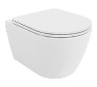 Mexen Carmen cuvette WC sans rebord avec siège à fermeture lente slim, duroplast, blanc brillant - 30880300 4419 5907709113541