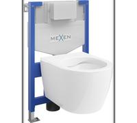 Mexen ensemble encastré WC châssis Fenix XS-F avec cuvette WC Carmen, blanc brillant - 6803388XX00 13060 5907709163775