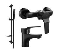 Mexen Caro DF72 ensemble de douche, noir - 746604DF72-70 5401 5907709184275