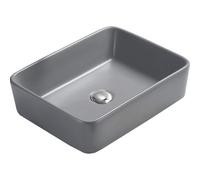 Mexen Catia lavabo sur plan 48 x 37 cm, gris clair mat - 21314861 1233 5903163389744