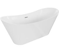 Mexen Celia baignoire autoportante 170 x 75 cm, blanc, trop-plein chromé - 52331707500-01