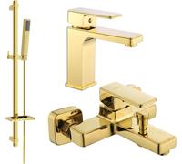 Mexen Cetus DQ77 set de baignoire, Gold - 744303DQ77-50