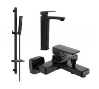 Mexen Cetus Ensemble de baignoire DQ77, noir - 744313DQ77-70 5422 5907709184367