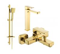 Mexen Cetus Ensemble de bain DQ45, doré - 744313DQ45-50 5424 5907709184381