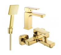 Mexen Cetus R45 ensemble de bain, doré - 744303R45-50 5430 5907709188181