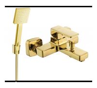 Mexen Cetus R45 mitigeur de baignoire avec ensemble de douche, or - 74433R45-50 5442 5907709188365