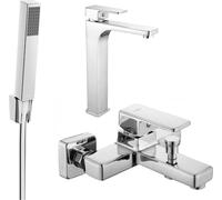 Mexen Cetus R77 Ensemble de bain, chrome - 744313R77-00